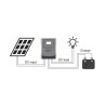 MPPT Solar charge - controlador de descarga - regulador - tela de toque LCD - para bateria de 12V 24V 48V 60V 72V 96