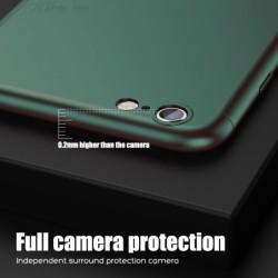 Luxury 360 full cover - with tempered glass screen protector - for iPhone - goldProtection