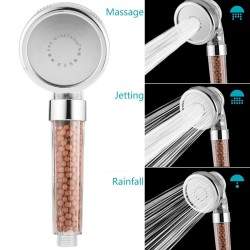 SPA shower head - with anion filter - 3 adjustable functionsShower Heads