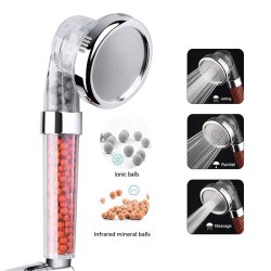 SPA shower head - with anion filter - 3 adjustable functionsShower Heads