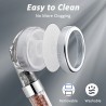 SPA shower head - with anion filter - 3 adjustable functionsShower Heads