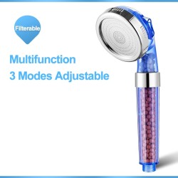 SPA shower head - with anion filter - 3 adjustable functionsShower Heads