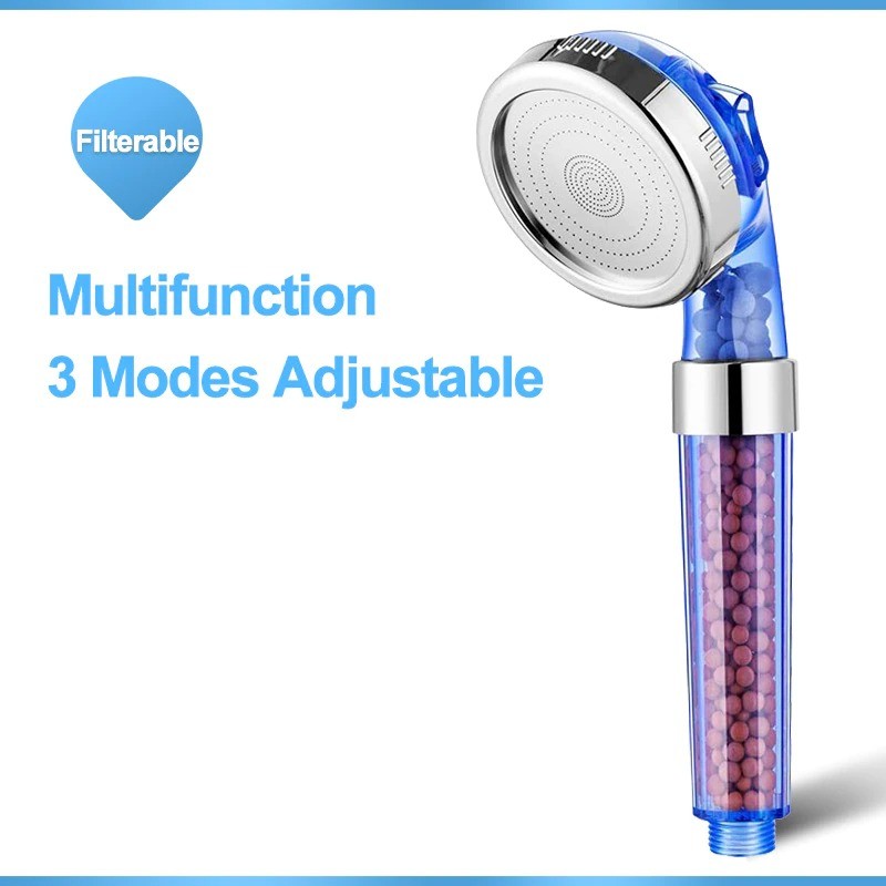 SPA shower head - with anion filter - 3 adjustable functionsShower Heads