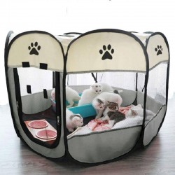 Tenda portátil para animais de estimação - cercadinho dobrável - para ambiente externo / interno