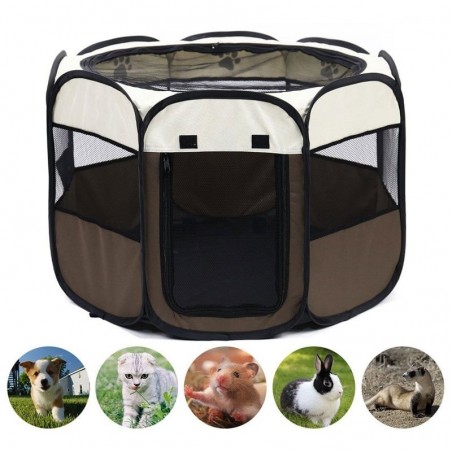 Tenda portátil para animais de estimação - cercadinho dobrável - para ambiente externo / interno