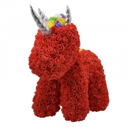 Rose unicorn - made of infinity roses - 40 cmValentine's day