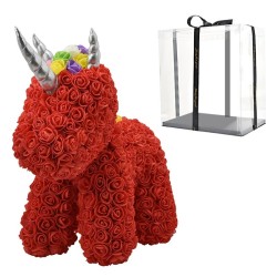 Rose unicorn - made of infinity roses - 40 cmValentine's day