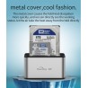 5GBP - USB 3.0 - alumínio dual Bay - docking station - estojo HDD