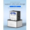 5GBP - USB 3.0 - alumínio dual Bay - docking station - estojo HDD