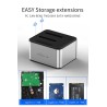 5GBP - USB 3.0 - alumínio dual Bay - docking station - estojo HDD