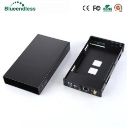 Aluminum external case - Nas WiFi router - repeater - 300mbps - HDD3.5 Sata to USB 3.0 enclosureHDD case