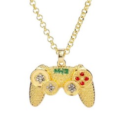 Colar na moda - Gamepad com strass - unissex