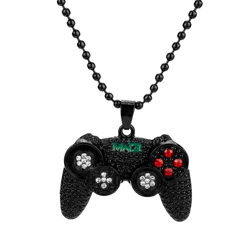 Colar na moda - Gamepad com strass - unissex