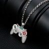Colar na moda - Gamepad com strass - unissex