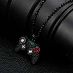 Colar na moda - Gamepad com strass - unissex