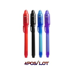 Esferográfica de tinta invisível - com luz UV