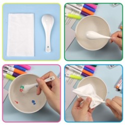 Pintura de água - canetas esferográficas - marcador de quadro branco - desenho flutuante de água