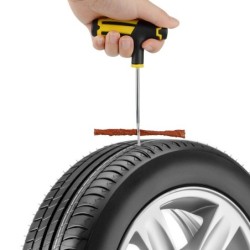 Pneu de carro - kit de reparo - tiras de borracha - ferramenta de agulha - ferramentas