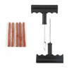 Pneu de carro - kit de reparo - tiras de borracha - ferramenta de agulha - ferramentas