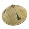 chapéu de vime de bambu estilo chinês