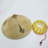 chapéu de vime de bambu estilo chinês