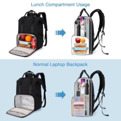 Mochila de viagem / piquenique - armazenamento de almoço isolado - porta de carregamento - grande capacidade