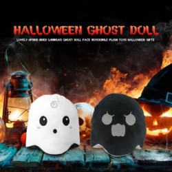 Boneca fantasma de Halloween - reversível - dupla face - brilha no escuro