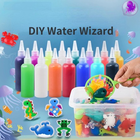 Brinquedos aquáticos mágicos - elfo aquático - faça seus próprios brinquedos macios - conjunto