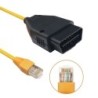 Cabo de interface ENET Ethernet para OBD - codificação ENET ICOM série F - para BMW