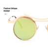 Steampunk round sunglasses - metal frame - unisexSunglasses