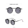 Steampunk round sunglasses - metal frame - unisexSunglasses
