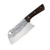Carbon steel kitchen knife - butcher / kitchen chef knife - melted designSteel