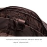 Bolsa de ombro de negócios - couro genuíno - grande capacidade