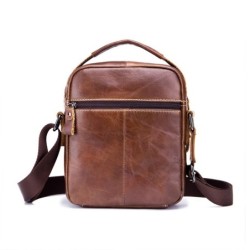 Bolsa de ombro vintage - couro legítimo