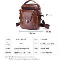 Bolsa de ombro vintage - couro legítimo