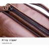 Bolsa de ombro vintage - couro legítimo