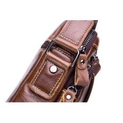Bolsa de ombro vintage - couro legítimo