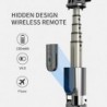 Tripé de bastão de selfie - com controle remoto - extensível - monopé dobrável - Sem fio / Bluetooth