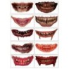 Temporary Halloween tattoo - waterproof sticker - mouth / teethHalloween & Party