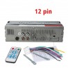 Auto-rádio Bluetooth - din 1 - 12V FM MP3 USB SD AUX áudio estéreo