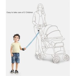 Segurança infantil - trela anti-perda - pulseira de pulso - 150 cm