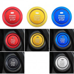 Botão de partida / parada do motor do carro - anel - adesivo - para Subaru BRZ Impreza XV Forester Outback Legacy