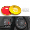 Car engine start / stop button - ring - sticker - for Subaru BRZ Impreza XV Forester Outback LegacyStickers