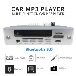 Módulo de rádio do carro Bluetooth - 1 DIN - 12V - USB - MP3 player