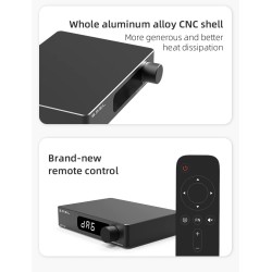 SMSL DA-6 - mini amplificador - 70W*2 - com controle remoto
