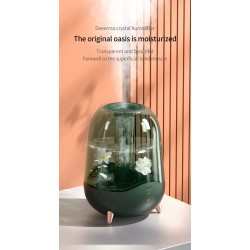 DEERMA - ultrasonic air humidifier - diffuser - aromatherapy - transparent - with water filtration - 5 LHumidifiers