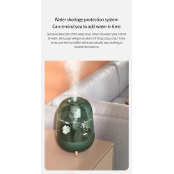 DEERMA - ultrasonic air humidifier - diffuser - aromatherapy - transparent - with water filtration - 5 LHumidifiers