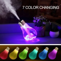 Bulb shaped air humidifier - ultrasonic diffuser - LED - 400mlHumidifiers