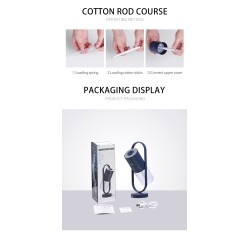 Umidificador de ar ultrassônico - spray de névoa de rotação de 360 graus - com LED - 200 ml