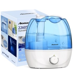 Umidificador de ar ultrassônico - ajustável em 360 graus - 2,6 L